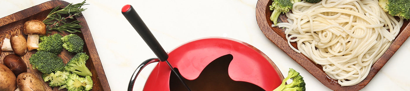 Miso Broth Fondue & Two Dips